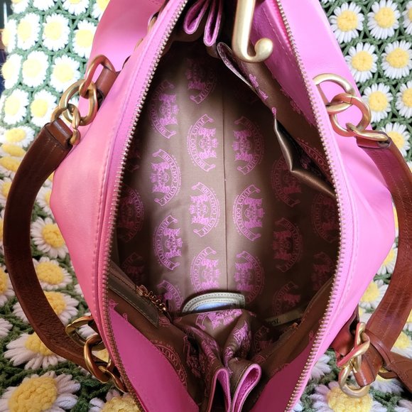 Juicy Couture Pink Leather Large Bag - Picture 15 of 16